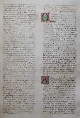Bild Nr.2: 144-734 Opus Magnum des Claudius Ptolemäus, Das.: (Faksimile)