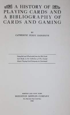 Bild Nr.1: 144-748 Hargrave, C. P.,: (Bibliographie und Buchwesen)