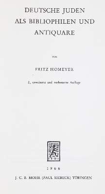 Bild Nr.1: 144-750 Leemann-van Elck,P.: (Bibliographie und Buchwesen)
