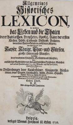 Bild Nr.1: 144-753 (Buddeus,J.F. u. J.C.Iselin).: (Lexika - Wörterbücher - Sprachwissenschaften)