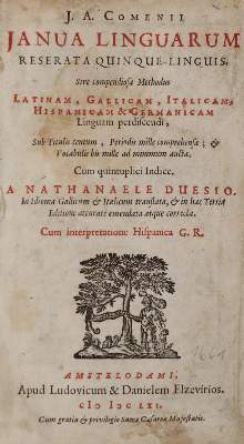 Bild Nr.1: 144-755 Comenius,J.A.: (Lexika - Wörterbücher - Sprachwissenschaften)