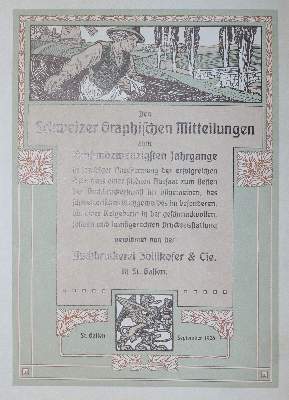 Bild Nr.2: 144-782 Schweizer Graphische Mitteilungen.: (Typographie und Kalligraphie)