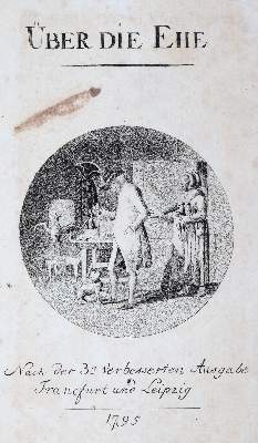Bild Nr.1: 144-808 (Hippel,T.G.v.).: (Kultur- und Sittengeschichte)