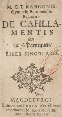 Bild Nr.1: 144-822 Rango,C.T.: (Mode und Trachten, Perücken)
