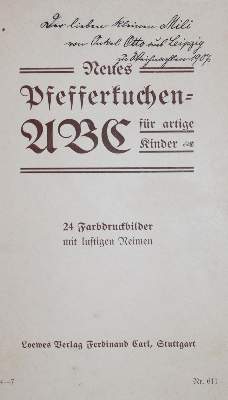 Bild Nr.1: 144-832 Neues Pfefferkuchen-ABC: (ABC-Bücher)