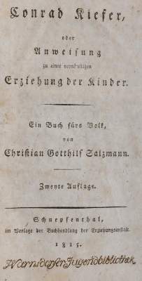 Bild Nr.1: 144-905 Salzmann,C.G.: (Pädagogik)