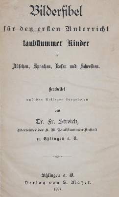 Bild Nr.1: 144-909 Bilderfibel: (Pädagogik, Taubstummenwesen)