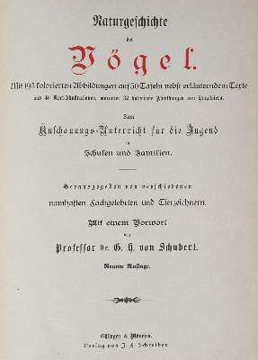 Bild Nr.1: 144-937 Schubert,G.H.v.: (Kinder- und Jugendbücher)