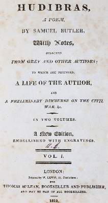 Bild Nr.2: 144-961 Butler,S.: (Literatur und illustrierte Bücher bis 19.Jahrhundert)