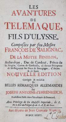 Bild Nr.1: 144-994 Fenelon,(F.L.S.)de.: (Literatur und illustrierte Bücher bis 19.Jahrhundert)