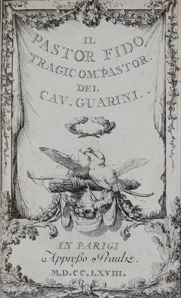 Große Abbildung Nr.1: 145-1005 Guarini,(G.B.).: (Literatur und illustrierte Bücher bis 19.Jahrhundert)