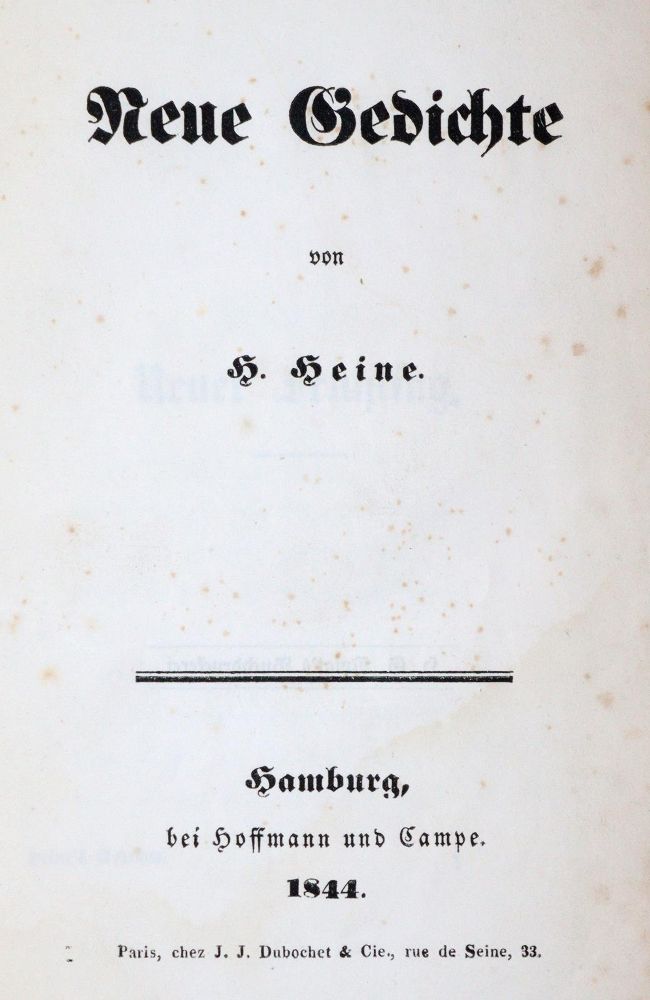 Große Abbildung Nr.1: 145-1014 Heine,H.: (Literatur und illustrierte Bücher bis 19.Jahrhundert)