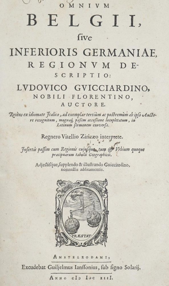 Guicciardini,L. – Omnium Belgii, sive Inferioris Germaniae, regionum descriptio