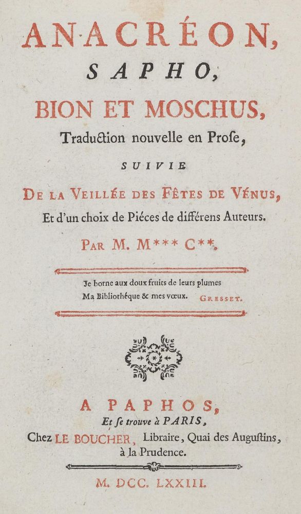 Große Abbildung Nr.2: 145-1041 (Moutonnet-Clairfons).: (Literatur und illustrierte Bücher bis 19.Jahrhundert)
