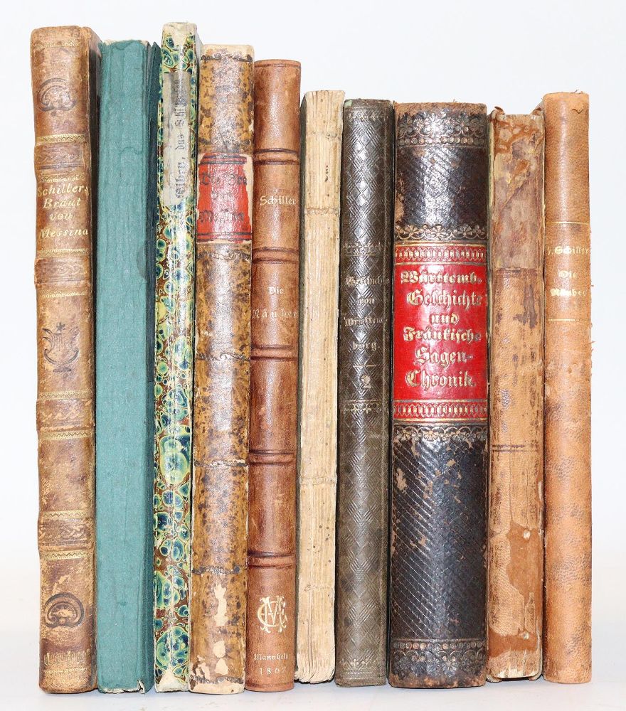 Große Abbildung Nr.10: 145-1093 Schiller,(F.).: (Literatur und illustrierte Bücher bis 19.Jahrhundert)