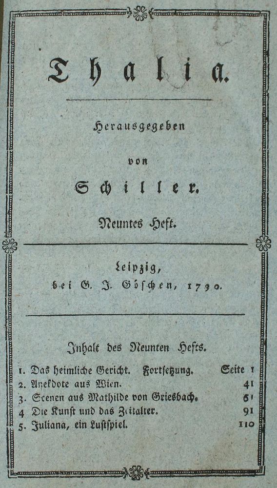 Große Abbildung Nr.4: 145-1099 Schiller,(F.)v.: (Literature and illustrated books 19th century)