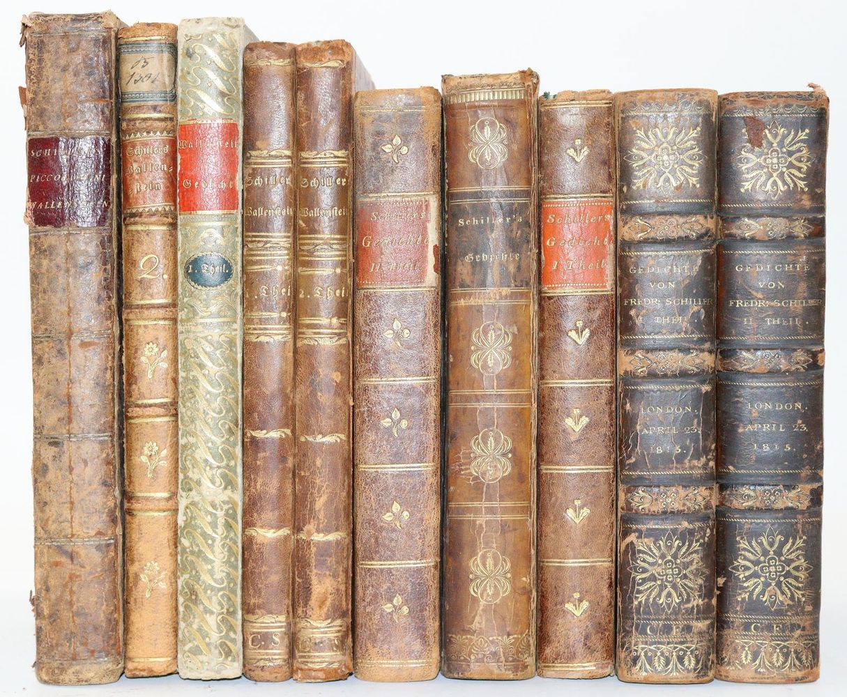 Große Abbildung Nr.10: 145-1100 Schiller,F.v.: (Literatur und illustrierte Bücher bis 19.Jahrhundert)