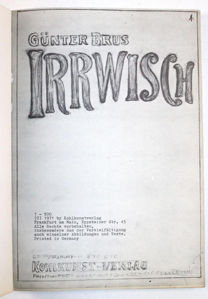 Große Abbildung Nr.6: 145-1156 Brus,G.: (Literatur und illustrierte Bücher 20.Jahrhundert - Alte Literatur in modernen Ausgaben)