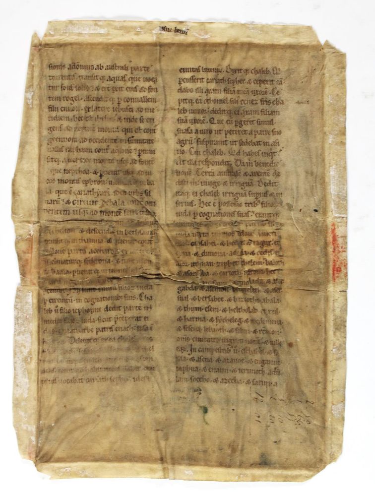 Große Abbildung Nr.6: 145-116 Handschrift auf Pergament.: (Handschriften, Bibel)