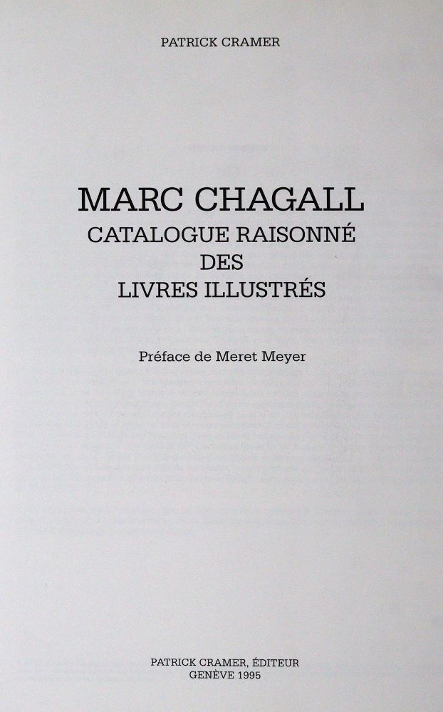Homage to Marc Chagall. – Wiesbaden, Ebeling 1976