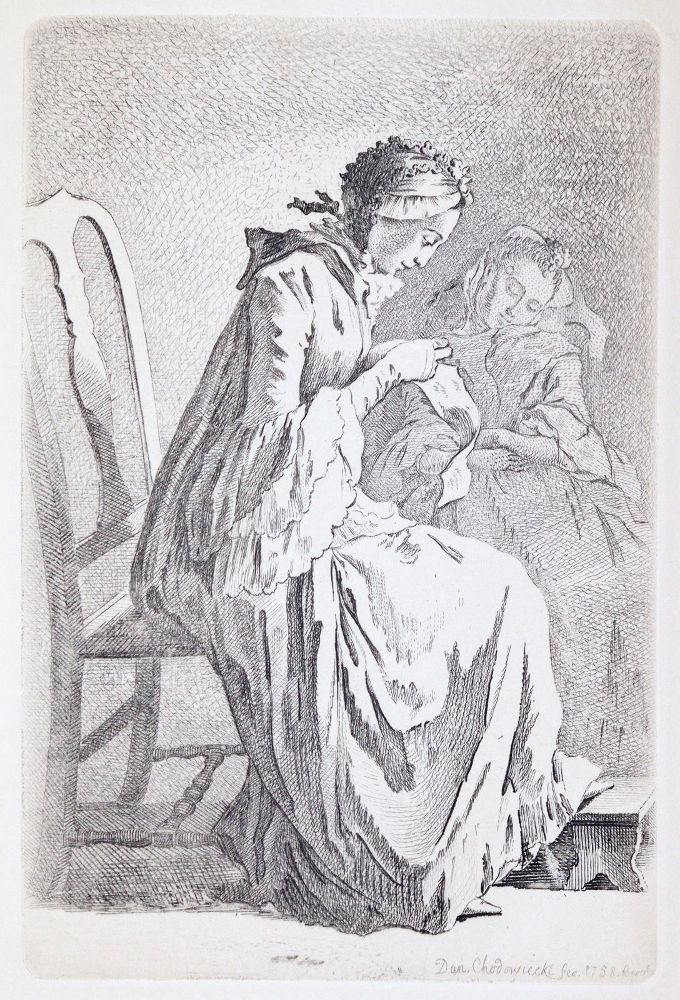 Große Abbildung Nr.3: 145-1165 Chodowiecki, Daniel Nikolaus: (Literatur und illustrierte Bücher 20.Jahrhundert - Alte Literatur in modernen Ausgaben)