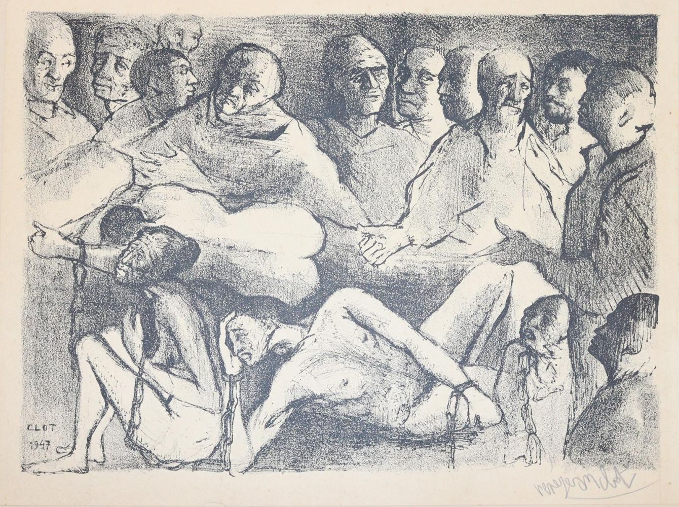 Große Abbildung Nr.3: 145-1166 Clot,R.J.: (Modern literature and illustrated books 20th century)