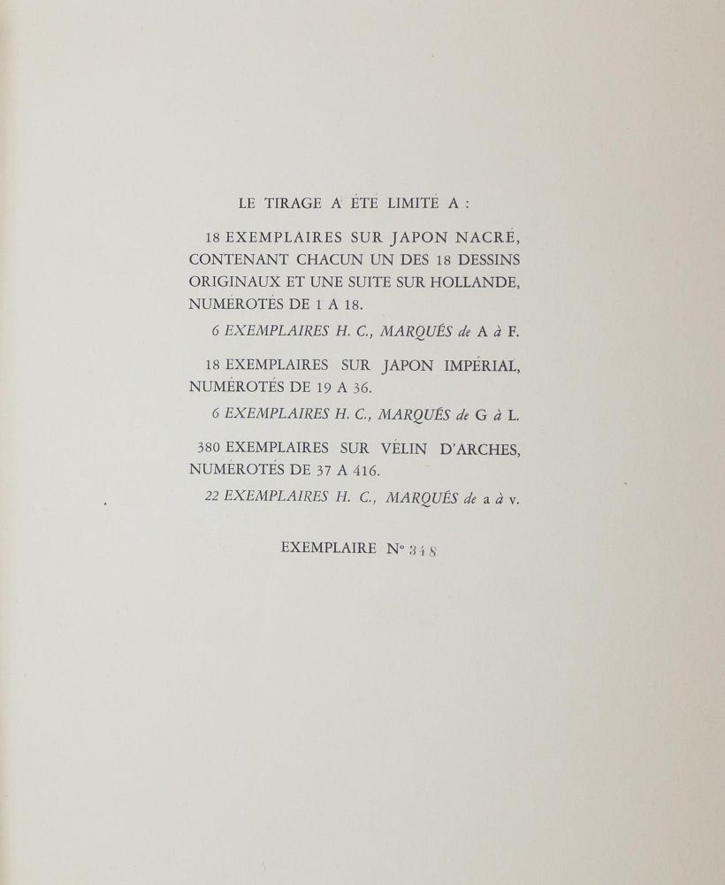 Große Abbildung Nr.23: 145-1167 Cocteau,J.: (Modern literature and illustrated books 20th century)