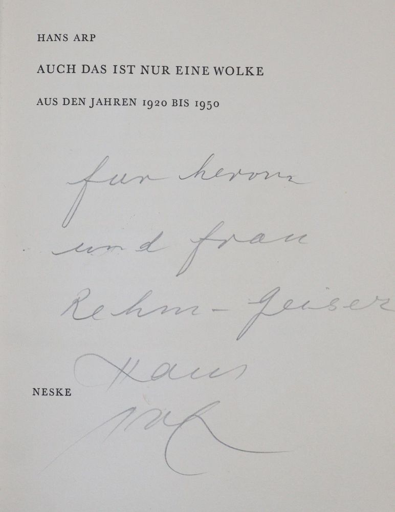 Große Abbildung Nr.4: 145-1169 Arp,H.: (Dada)