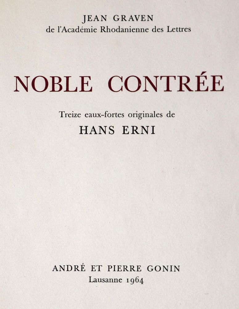 Große Abbildung Nr.1: 145-1188 Graven,J.: (Erni)