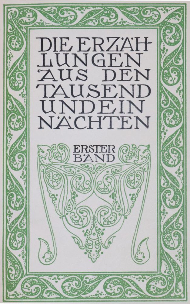 Tales from the Thousand and One Nights, The. – Complete German edition