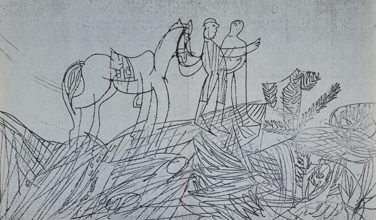 Große Abbildung Nr.3: 145-1214 Grieshaber,HAP.: (Literatur und illustrierte Bücher 20.Jahrhundert - Alte Literatur in modernen Ausgaben)