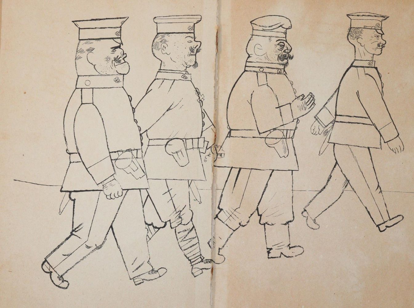 Große Abbildung Nr.2: 145-1219 Herzfelde,W.: (Grosz)