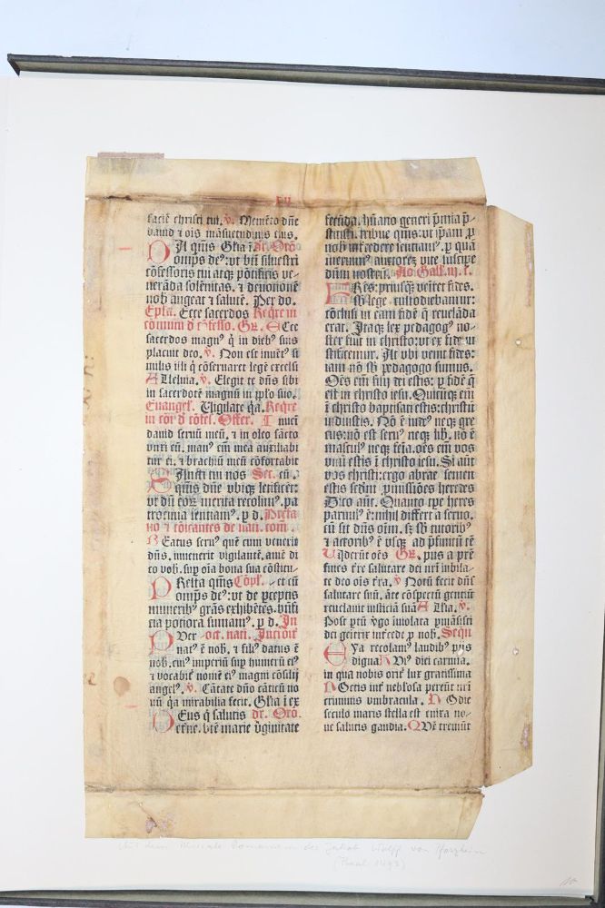 Große Abbildung Nr.10111: 145-122 Handschrift zum Buch, Von der: (Handschriften)