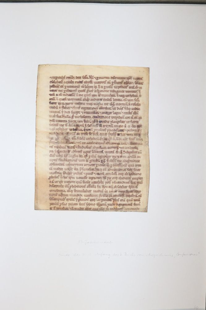 Große Abbildung Nr.1013: 145-122 Handschrift zum Buch, Von der: (Handschriften)