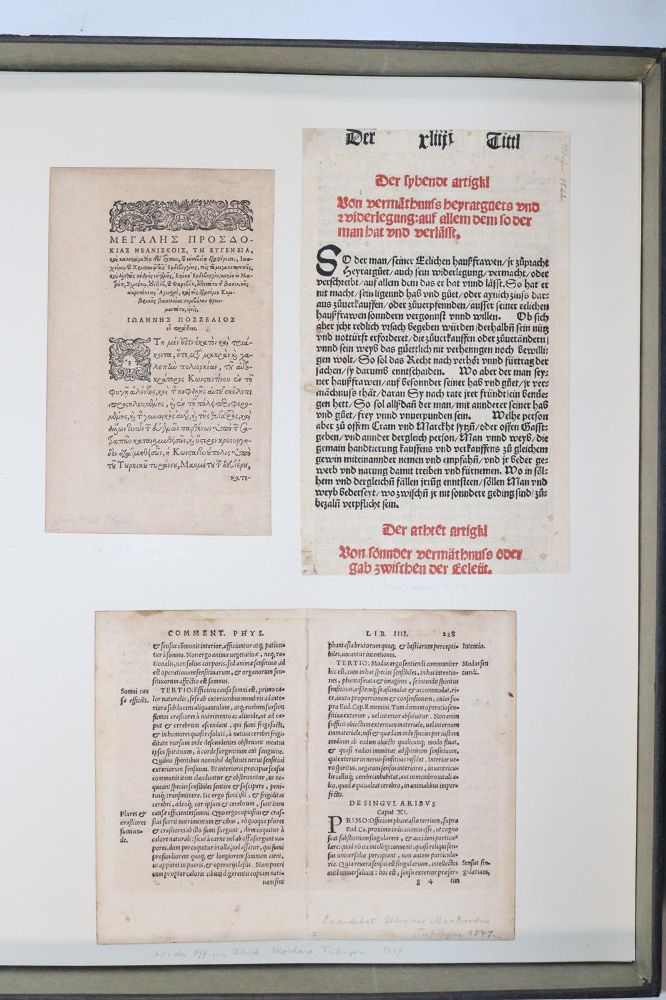 Große Abbildung Nr.10153: 145-122 Handschrift zum Buch, Von der: (Handschriften)