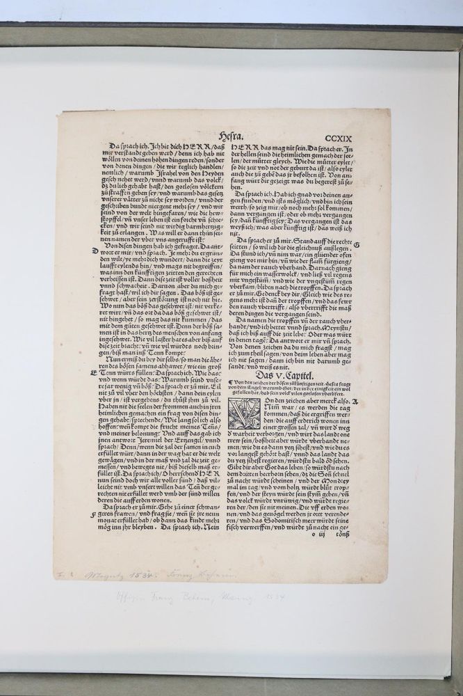 Große Abbildung Nr.10159: 145-122 Handschrift zum Buch, Von der: (Handschriften)