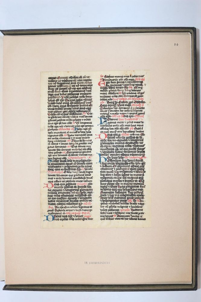 Große Abbildung Nr.1016: 145-122 Handschrift zum Buch, Von der: (Handschriften)