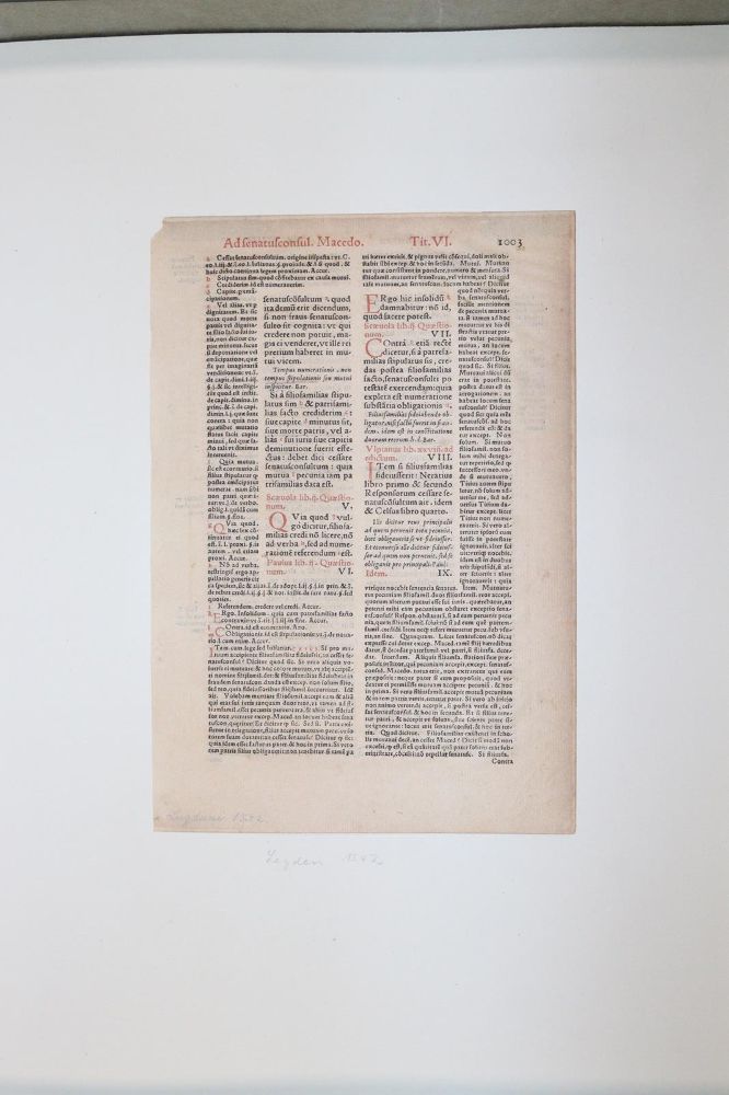 Große Abbildung Nr.10165: 145-122 Handschrift zum Buch, Von der: (Handschriften)