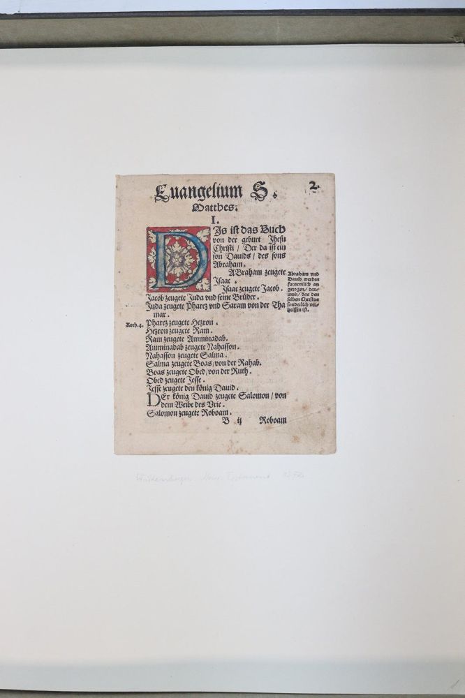 Große Abbildung Nr.10181: 145-122 Handschrift zum Buch, Von der: (Handschriften)