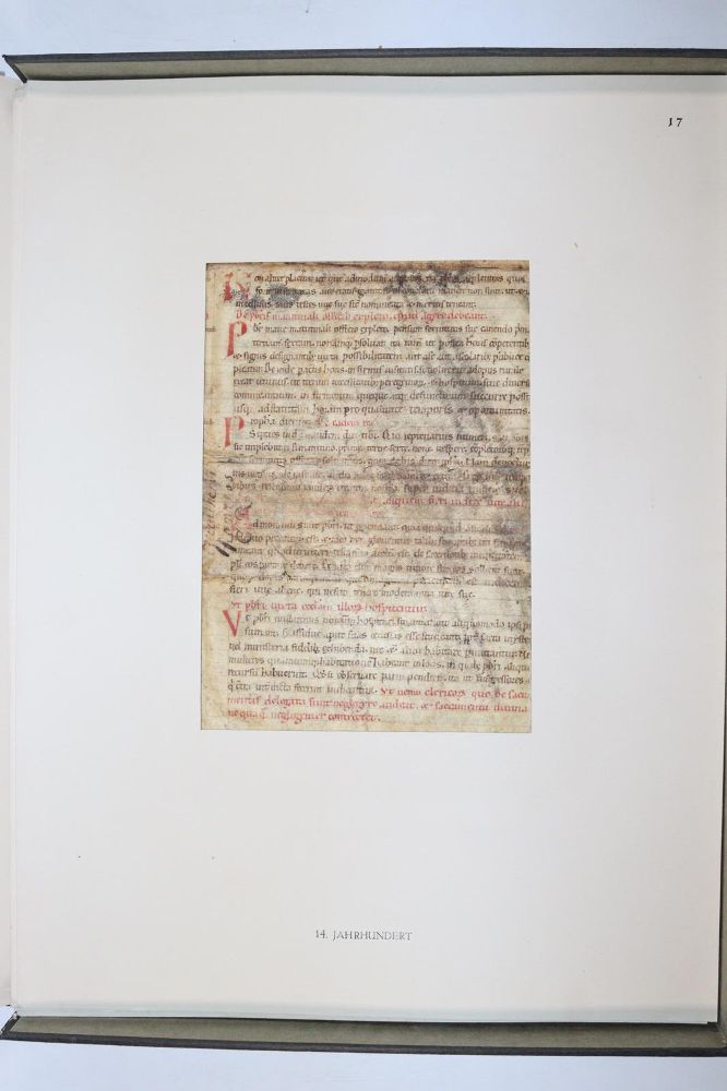 Große Abbildung Nr.1027: 145-122 Handschrift zum Buch, Von der: (Handschriften)