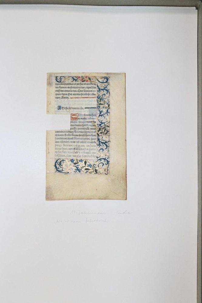 Große Abbildung Nr.1036: 145-122 Handschrift zum Buch, Von der: (Handschriften)