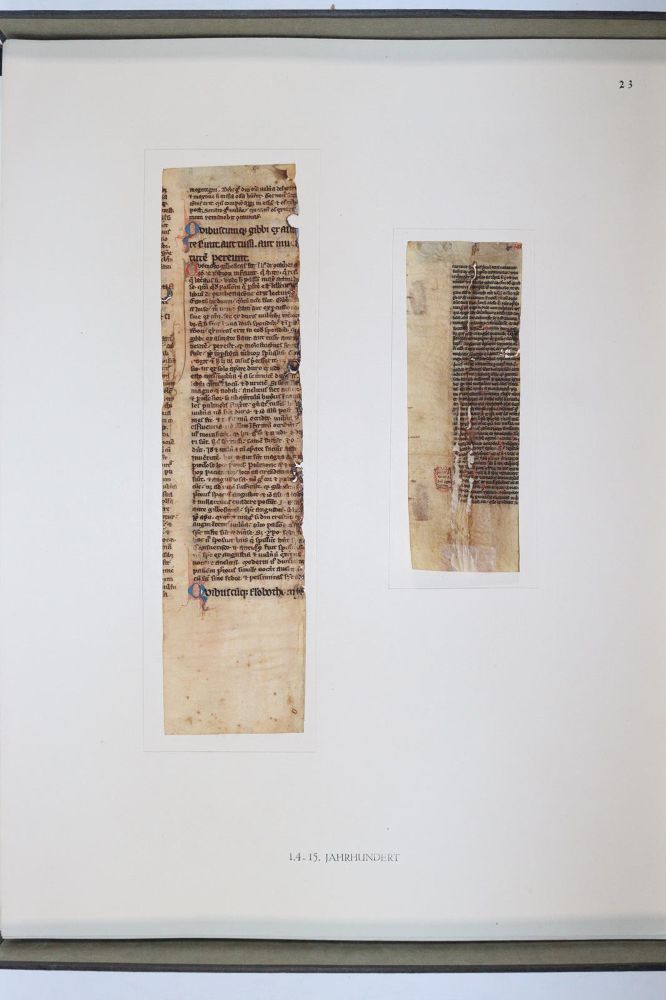 Große Abbildung Nr.1038: 145-122 Handschrift zum Buch, Von der: (Handschriften)