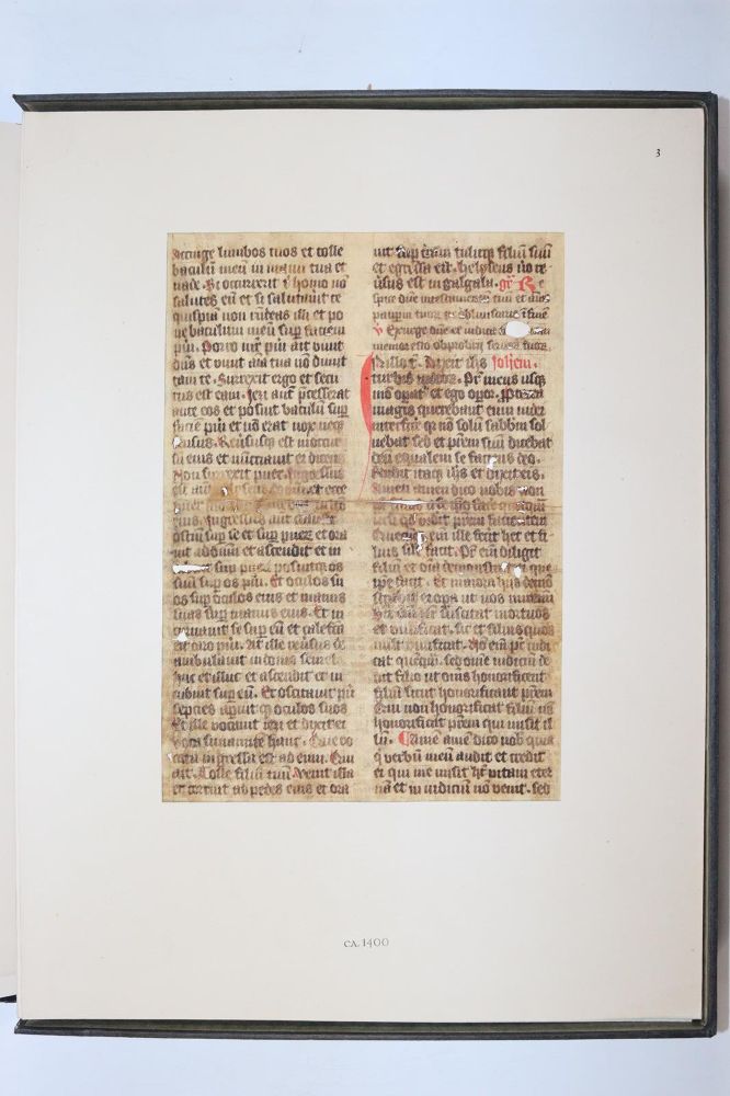 Große Abbildung Nr.104: 145-122 Handschrift zum Buch, Von der: (Handschriften)