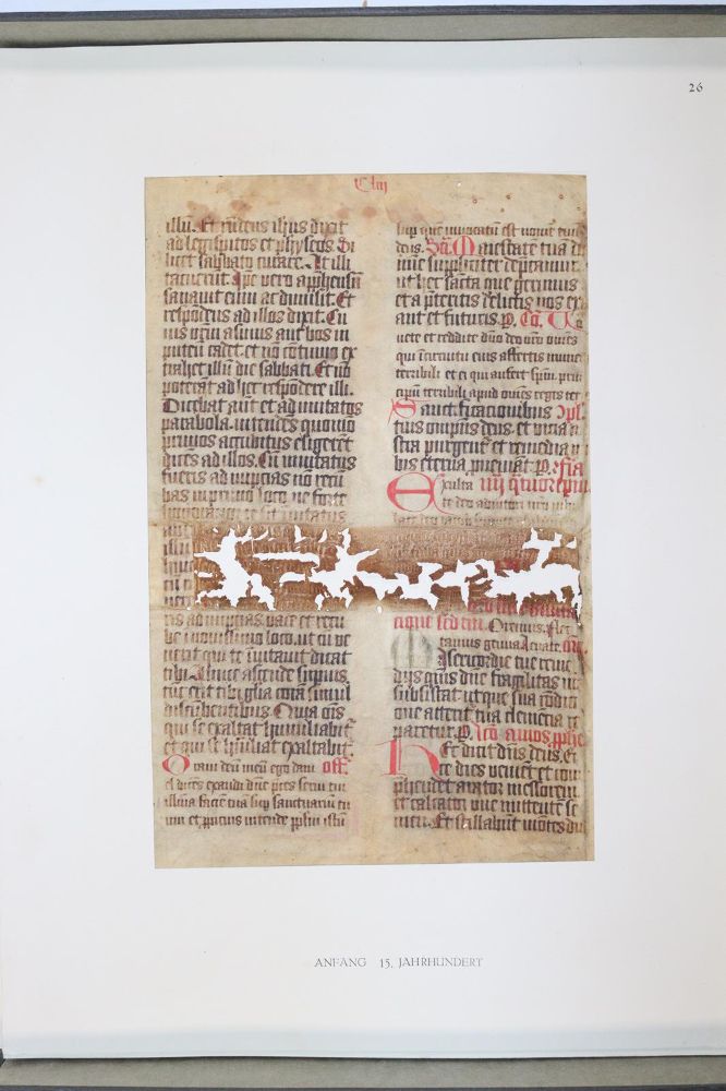 Große Abbildung Nr.1042: 145-122 Handschrift zum Buch, Von der: (Handschriften)