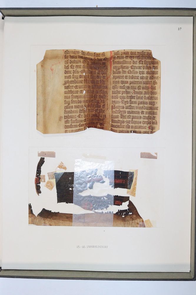 Große Abbildung Nr.1044: 145-122 Handschrift zum Buch, Von der: (Handschriften)
