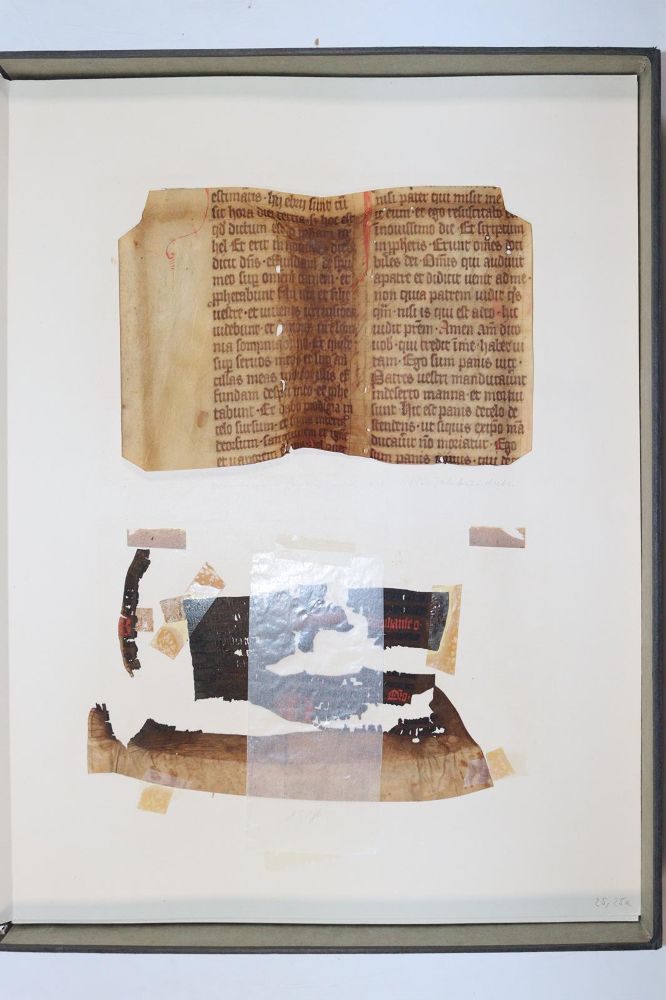 Große Abbildung Nr.1045: 145-122 Handschrift zum Buch, Von der: (Handschriften)