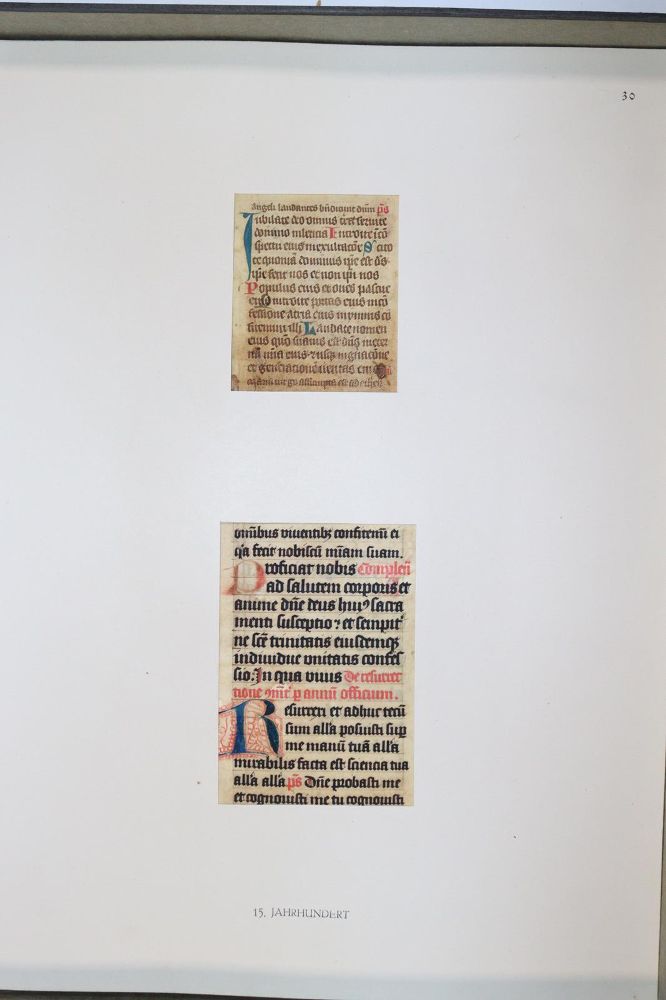 Große Abbildung Nr.1052: 145-122 Handschrift zum Buch, Von der: (Handschriften)