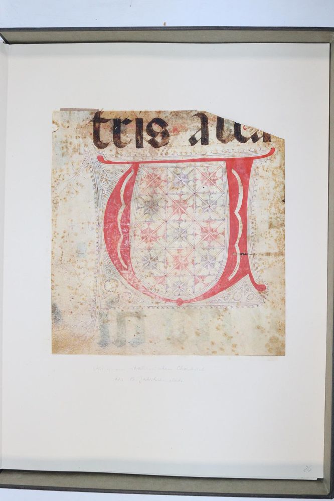 Große Abbildung Nr.1057: 145-122 Handschrift zum Buch, Von der: (Handschriften)