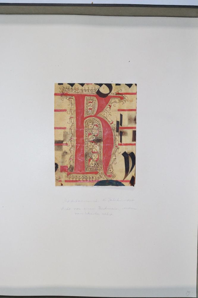 Große Abbildung Nr.1065: 145-122 Handschrift zum Buch, Von der: (Handschriften)