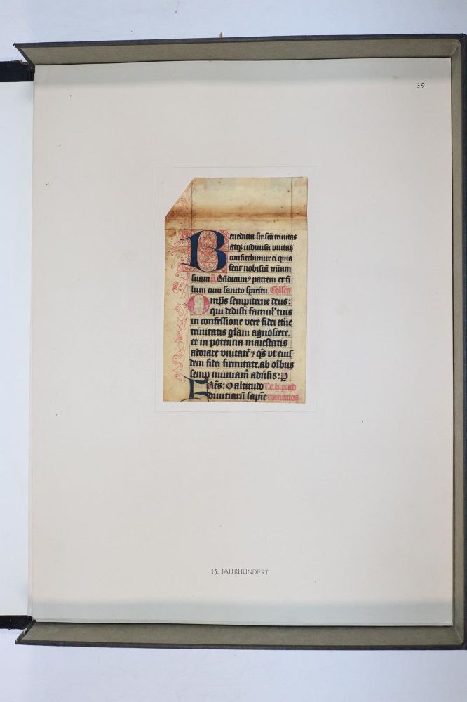 Große Abbildung Nr.1070: 145-122 Handschrift zum Buch, Von der: (Handschriften)